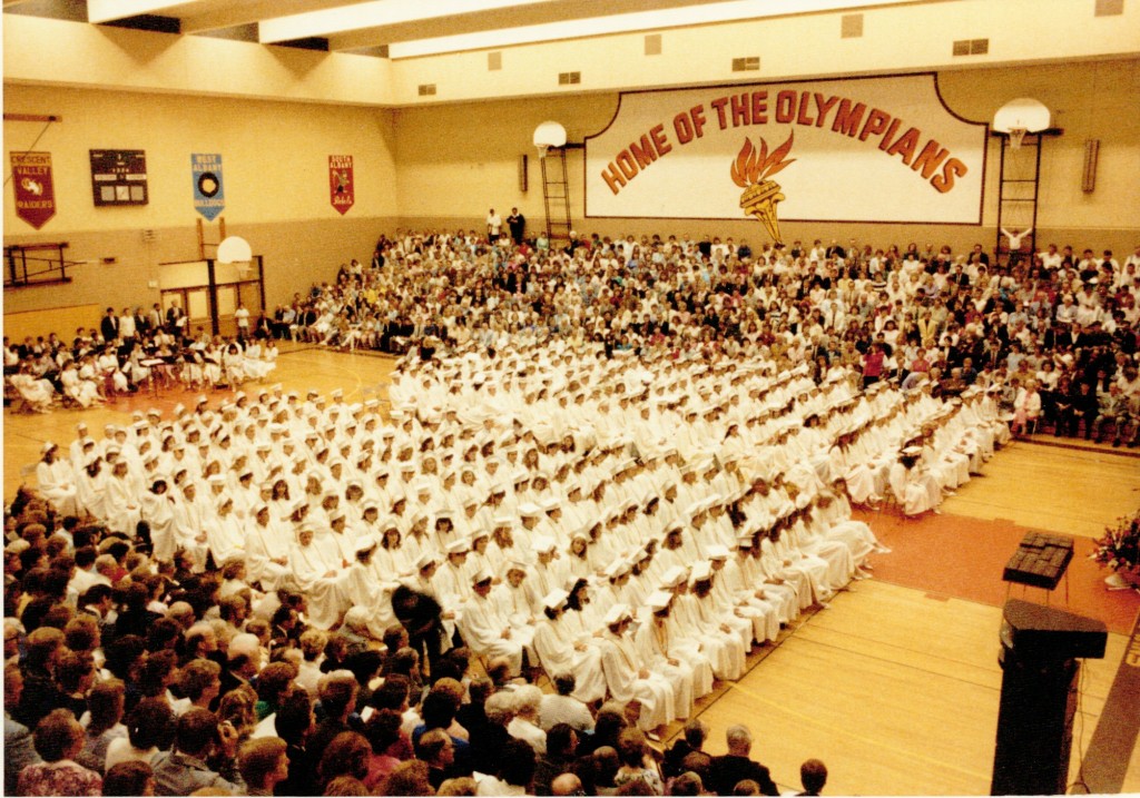 Graduating class of 1987, Sprague High School.